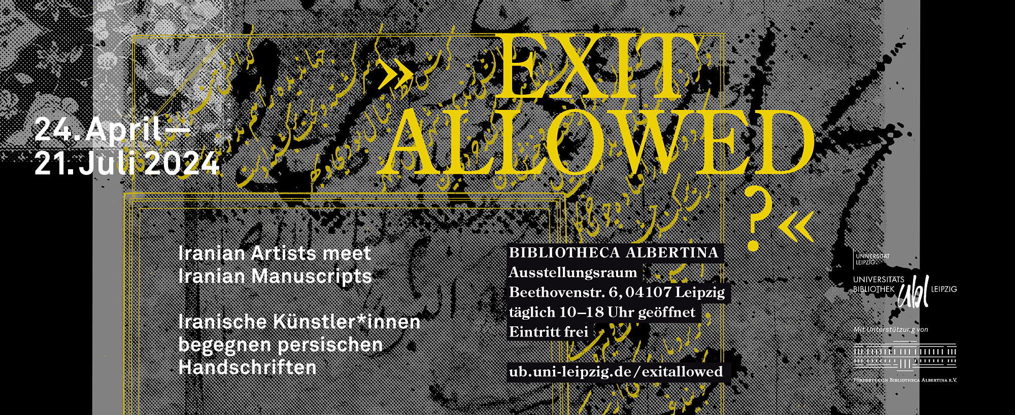 Aktuelle Ausstellung in der Bibliotheca Albertina