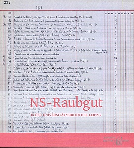 NS-Raubgut in der Universitätsbibliothek Leipzig