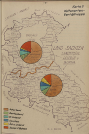 Historische Landkarte des Landes Sachsen, Symbolbild